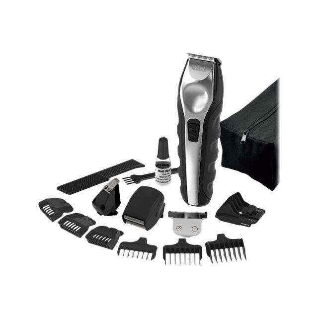 WAHL Tondeuse multifonction 9888 Multi-Purpose Grooming Kit Ergo 09888-1216 - Tondeuse Lithium Ion made in EU - 4 tetes de coupe inc - Photo n°3