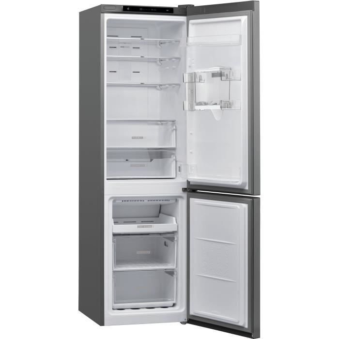 WHIRLPOOL - W7911IOXAQUA - Réfrigérateur combiné - 368 L - Total NoFrost - A+ - L60cm x H201cm - Inox - Photo n°2