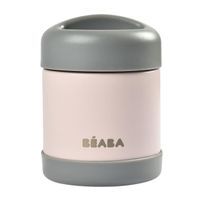 BEABA Portion de conservation inox isotherme 300 ml (dark mist/light pink)