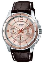 Casio Mtp-1374l-9a Multinfunction. 3 Counters. Wr 50 **original Box**