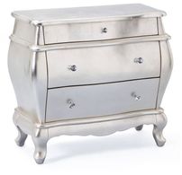 Commode Baroque argentée Fantastica