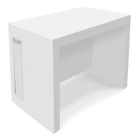 Console extensible laqué blanc Cazy 50/300 cm
