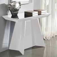 Console extensible Laquée Blanche Design