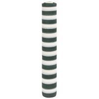 Filet brise-vue vert et blanc 1,2x50 m PEHD 75 g/m²