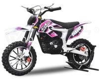 Guépard Deluxe 500W plomb 24V rose 10/10 pouces Pocket bike électrique
