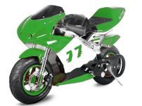 Moto de course PS77 49cc vert
