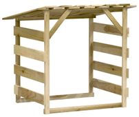 Pergola avec toit 100x90x100 cm Bois de pin imprégné