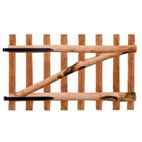 Portillon de clôture Bois de noisetier imprégné 100 x 60 cm