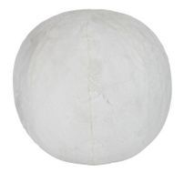 Pouf rond gonflable acrylique blanc Licia L 40 cm
