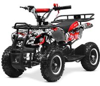 Quad enfant 49cc graffiti rouge 6