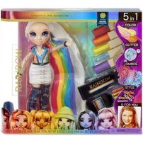 Rainbow High - Salon de beauté et cheveux + poupée Amaya Raine