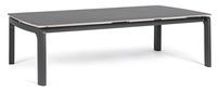Table basse de jardin rectangle en aluminium Jaco L 120 cm