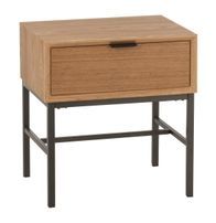 Table d'appoint 1 tiroir bois clair Margot L 47.5 cm