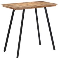 Table de bar 110x55x105 cm bois de teck solide