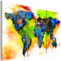 Tableau Painted continents