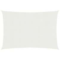 Voile d'ombrage 160 g/m² Blanc 2x2,5 m PEHD