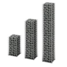 3 gabions en fil galvanisé