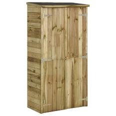 Abri à outils pour jardin Pin 85 x 48 x 177 cm