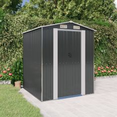 Abri de jardin Anthracite 192x191x223 cm Acier galvanisé