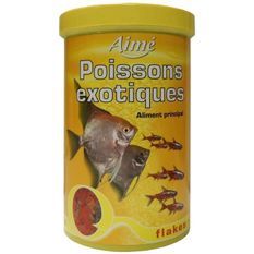 AIME Aliment principal en flocons - Pour poissons exotiques - 1l