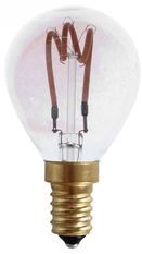 Ampoule LED rétro filament twist 3,4W (E14) Edison ronde