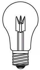 Ampoule LED rétro filament twist 3,6W (E27) Edison Classique
