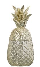 Ananas résine dorée Ysarg 10 cm