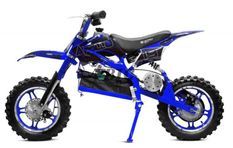 Moto cross enfant 1000W bleu 10/10 pouces Speedo