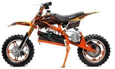 Moto cross enfant 1000W orange 10/10 pouces Speedo