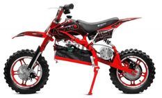 Moto cross enfant 1000W rouge 10/10 pouces Speedo