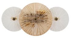 Applique murale design oriental disques lumineux AURA