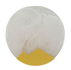 Applique murale Lune verre opaque métal doré design élégant