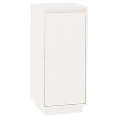 Armoire à chaussures Blanc 35x35x80 cm Bois de pin massif