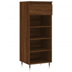 Armoire à chaussures Chêne marron 40x36x105cm Bois d'ingénierie