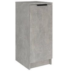 Armoire à chaussures Gris béton 30x35x70 cm Bois d'ingénierie