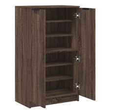 Armoire à chaussures multifonction avec petite penderie L 59 x P 35 x H 100 cm - Simplicité et Solidité