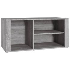 Armoire à chaussures Sonoma gris 100x35x45 cm Bois d'ingénierie