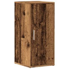 Armoire à chaussures vieux bois 32x35x70 cm bois d'ingénierie