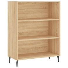 Armoire à étagères chêne sonoma 69,5x32,5x90 cm bois ingénierie