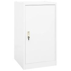 Armoire à selles Blanc 53x53x105 cm Acier