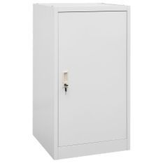 Armoire à selles Gris clair 53x53x105 cm Acier