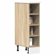 Armoire basse chêne sonoma 20x44,5x81,5 cm bois d’ingénierie