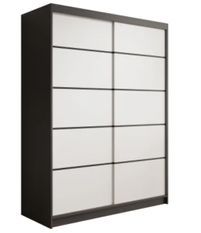 Armoire coulissante 2 portes ANLY 150 cm
