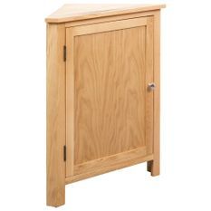 Armoire d'angle 59 x 36 x 80 cm Bois de chêne massif