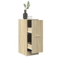 Armoire d'apothicaire chêne sonoma 30x41x77,5cm bois ingénierie