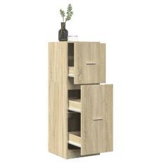 Armoire d'apothicaire chêne sonoma 40x41x118 cm bois ingénierie