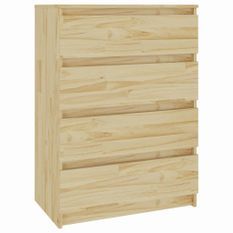 Armoire d'appoint 60x36x84 cm Bois de pin massif