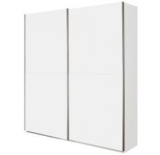 Armoire de chambre 2 portes coulissantes blanche Balto 181 cm
