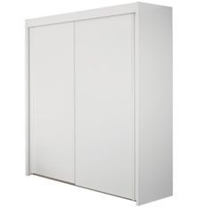 Armoire de chambre 2 portes coulissantes blanche Royal 201 cm