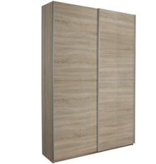 Armoire de chambre 2 portes coulissantes chêne Sonoma Balto 136 cm